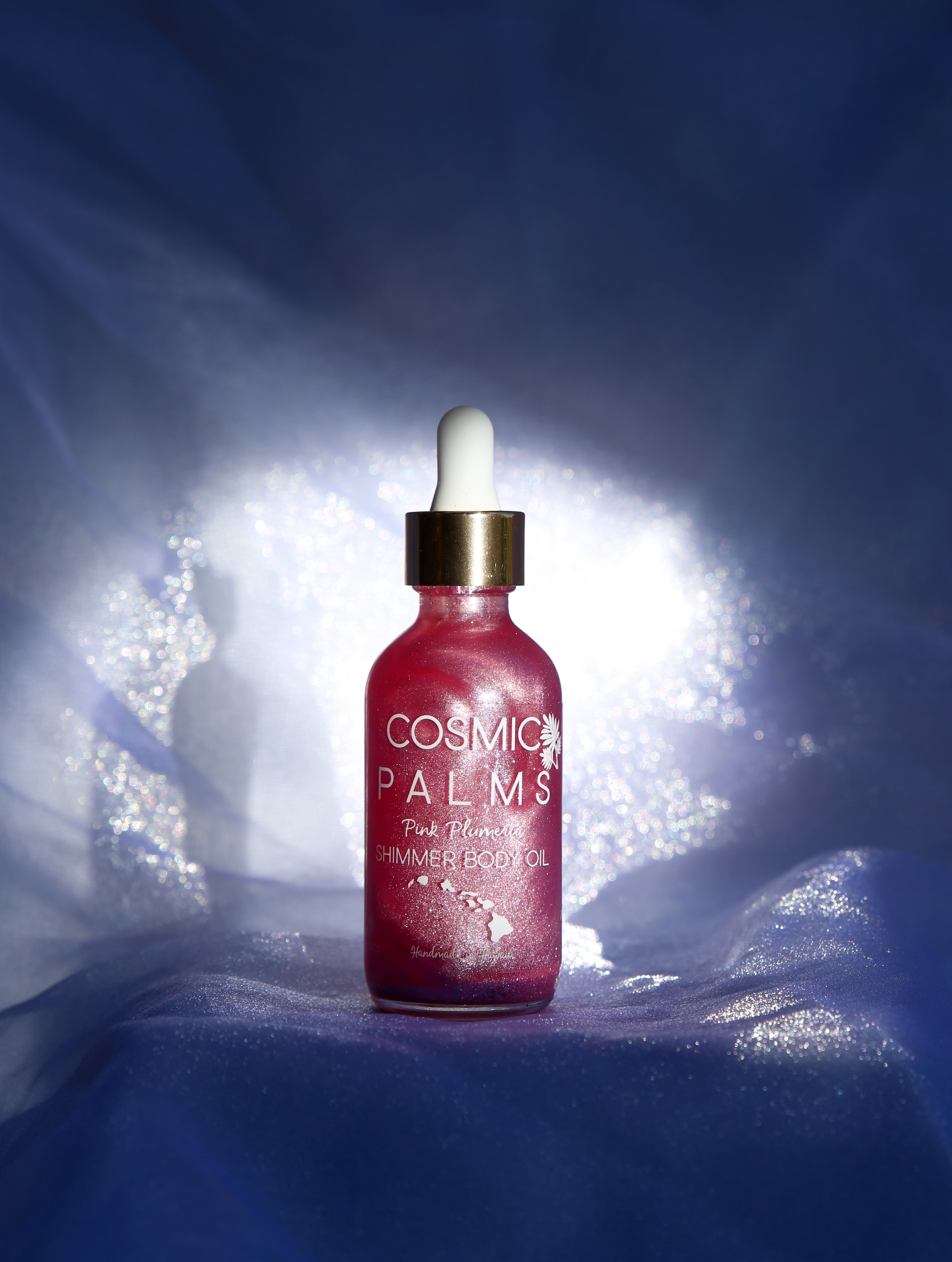 Pink Plumeria Shimmer Body Oil