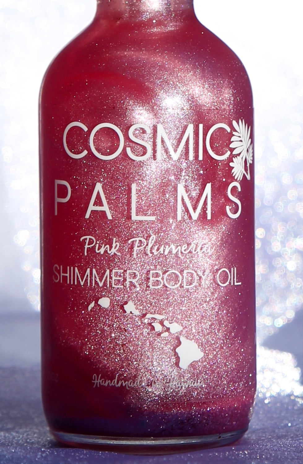 Pink Plumeria Shimmer Body Oil