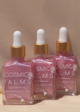 Pink Plumeria Shimmer Body Oil