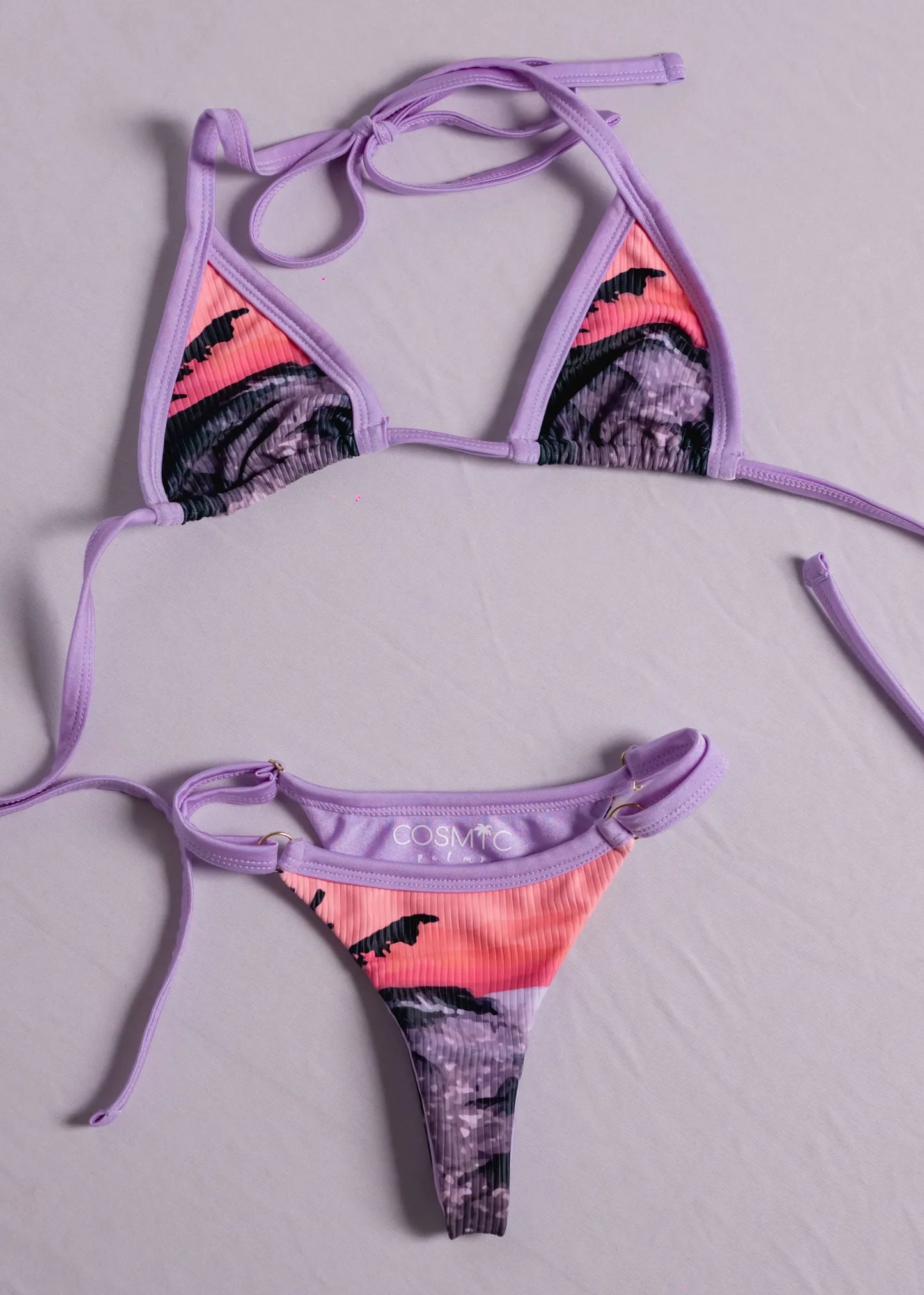 Hawaiian Palms Amber Bottom