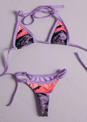 Hawaiian Palms Amber Bottom