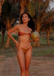 Chrome Twist Bibi Top